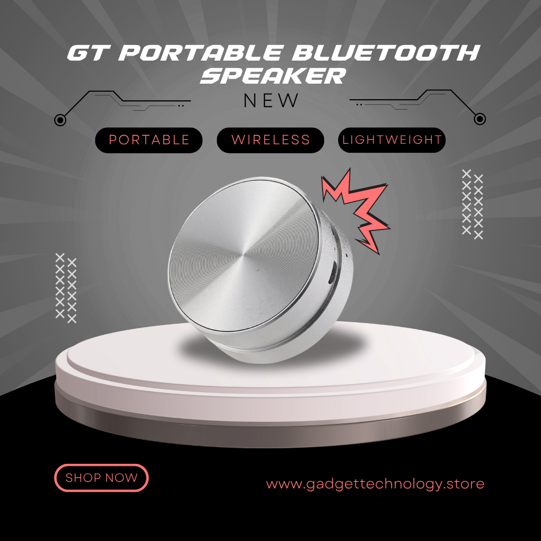 Gadget Tech Portable Bluetooth Speaker