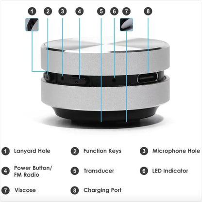 Gadget Tech Portable Bluetooth Speaker